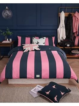 Jack Wills Heritage 100% Cotton Stripe Duvet Set - Db