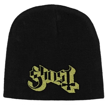 Ghost - Logo Unisex Beanie Hat - Black