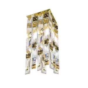 Kolarz Prisma Crystal Ceiling Light 24 Carat Gold