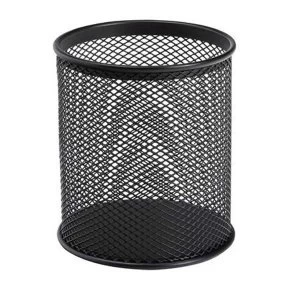 5 Star Office Wire Mesh Pencil Holder Black