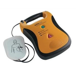 Wallace Cameron Lifeline AED Defibrillator Semi automatic Portable Black and Yellow