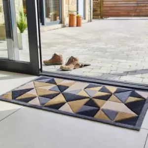 JVL Solemate Latex Trimetric Doormat Beige