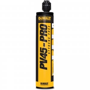 DEWALT PV 45 PRO Syrene Free Chemical Anchor Cartridge 300ml