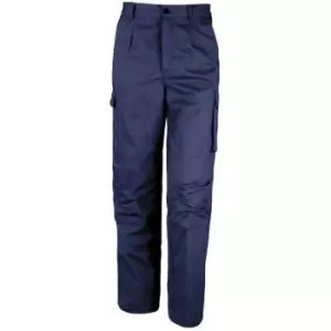 Result Unisex Work-Guard Windproof Action Trousers / Workwear (2XL) (Navy Blue) - Navy Blue