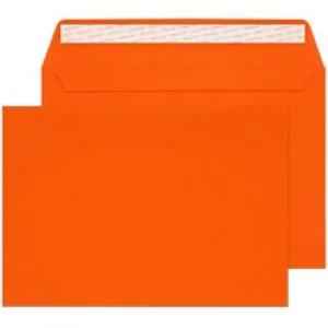 Creative Senses Velvet Envelopes C4 Peel & Seal 229 x 324mm Plain 140 gsm Orange Velvet Pack of 125