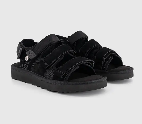 UGG Mens Goldencoast Multistrap Sandals Black, 7