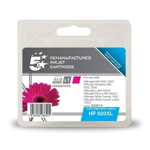 5 Star Office HP 920XL Magenta Ink Cartridge