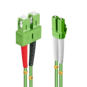 Lindy 46324 fibre optic cable 10 m 2x LC 2x SC OM5 Green