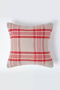 Tartan Pattern Cushion Cover