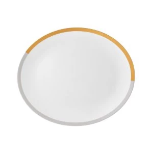 Wedgwood Vera Castillon Gold Grey Oval Platter Gold