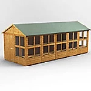 Power Garden Shed 208PAPS Golden Brown 20x8