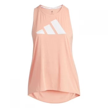 adidas 3-Stripes Logo Tank Top (Plus Size) Womens - Ambient Blush / Orbit Violet