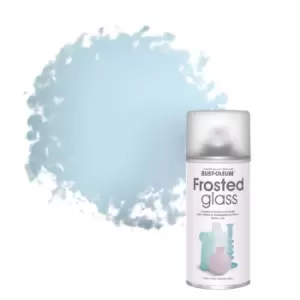 Rust-Oleum Frosted Glass Ocean Matt Frosted Glass Effect Topcoat Spray Paint, 150Ml