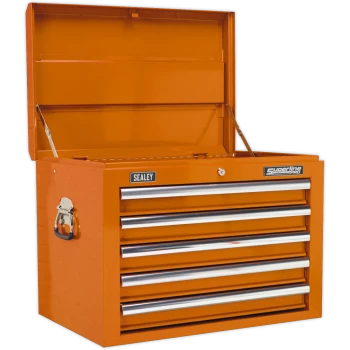 Sealey Superline Pro 5 Drawer Tool Chest Orange