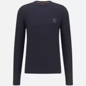 BOSS Casual Mens Katoural Jumper - Dark Blue - L