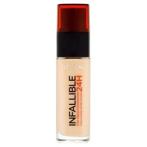 LOreal Paris 24H Infallible Foundation 200 Golden Sand 30ml Nude