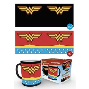 DC Comics Wonder Woman Costume Heat Change Mug