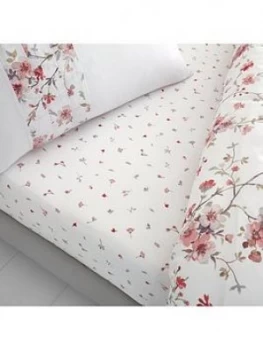 Catherine Lansfield Catherine Lansfield Jasmine Floral Fitted Sheet - Sb