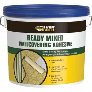 Everbuild Ready Mixed Wallcovering Adhesive 4.5KG