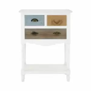 Interiors By Ph 3 Drawer Unit With Shelf Hemp Rope / Mdf / Metal