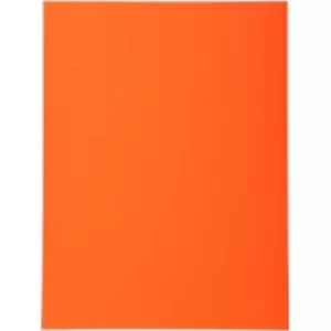 Forever Square Cut Folders A4 Orange, 10 Packs of 50