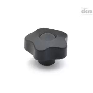 ELESA Lobe knob-VCT.63 AZ-M10-C9 Black