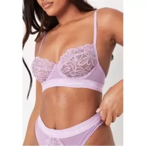 Missguided Balconette Bra - Purple