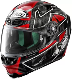 X-Lite X-803 Ultra Carbon Replica D.Petrucci Helmet, black-red, Size S, black-red, Size S