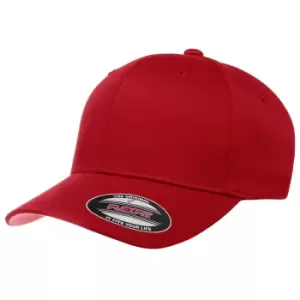 Flexfit Unisex Wooly Combed Cap (XXL) (Red)