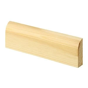 Wickes Large Round Pine Architrave 15 x 45 x 2100mm Pack 5