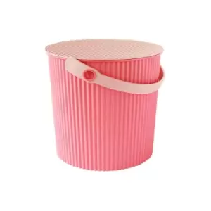 Omnioutil Storage Bucket & Lid Small Flamingo Pink LT Pink