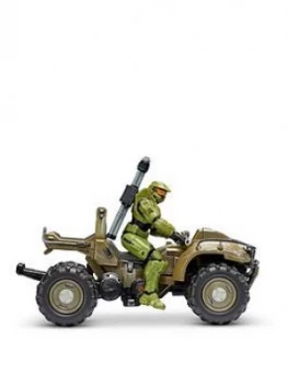 Halo Halo 4 World Of Halo Figure & Vehicle Mongoose With Master Chief