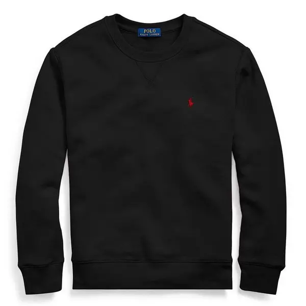 Polo Ralph Lauren Boy's Crew Neck Sweatshirt - Black 1 - 2 Years