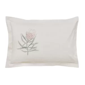 Sanderson Protea Flower Oxford Pillowcase, Sea Pink