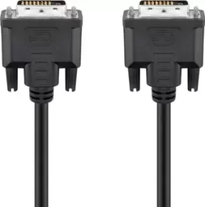 Goobay DVI-D Full HD Cable Dual Link, nickel, 1.8 m