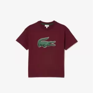 Lacoste Big Logo T- Shirt Junior - Red