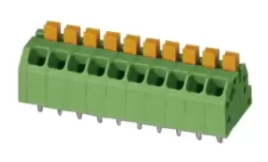 Phoenix Contact SPTAF 1/ 3-3.5-EL 3-pin PCB Terminal Block, 3.5mm Pitch 2 Rows