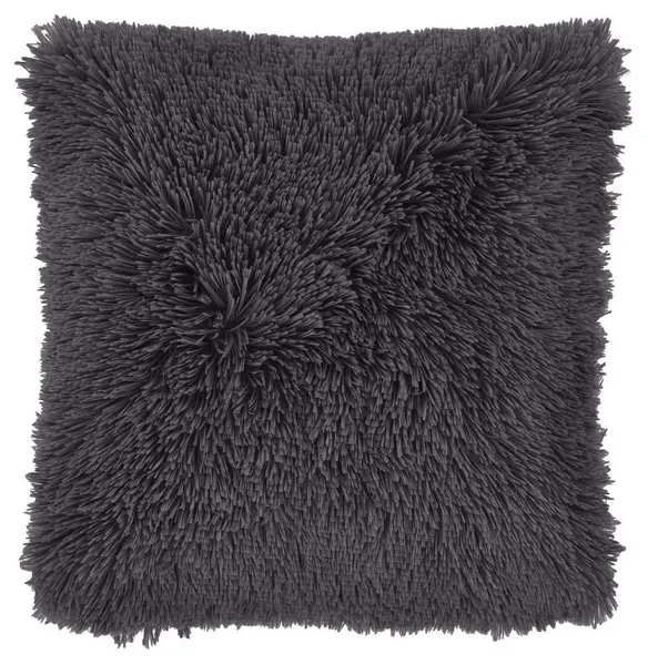 Catherine Lansfield Cuddly Cushion - Charcoal - 45x45cm