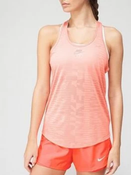 Nike Air Running Tank Top - Mango, Size XL, Women