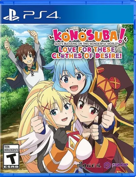 KonoSuba! Gods Blessing on this Wonderful World! Love For These Clothes Of Desire! PS4 Game