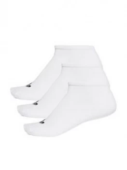 Adidas Originals 3 Pack Trefoil Liner Socks - White