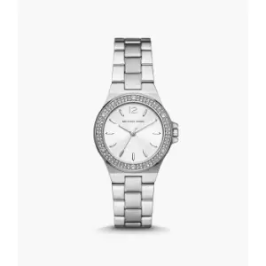 Michael Kors Womens Mini-Lennox Three-Hand Stainless Steel Watch - Silver