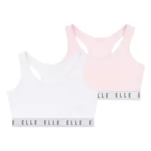 Elle Pack Bralettes - White