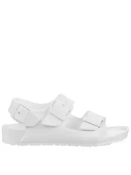 Birkenstock Milano Eva Kids White Sandal, White, Size 10 Younger