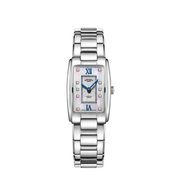 Rotary LB05435-07-D Womens Cambridge Diamond Steel Bracelet Wris Colour - Silver