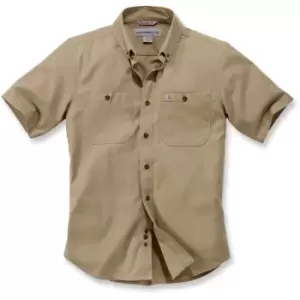 Carhartt Mens Rugged Flex Rigby Short Sleeve Work Shirt S - Chest 34-36' (86-91cm)