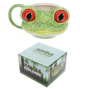 Novelty Tree Frog Shaped Ceramic Mug