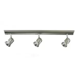 Cristal Record Lighting - Cristal Arco 3-Light Ceiling Spotlight Bar Light Satin Nickel