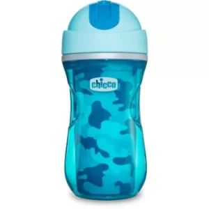 Chicco Sport Blue thermos mug with straw 14m+ 266ml