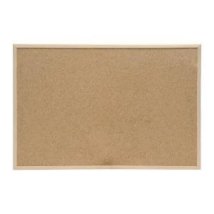 Eco Cork Board with Pine Frame W 1200 x H 900 mm 940592